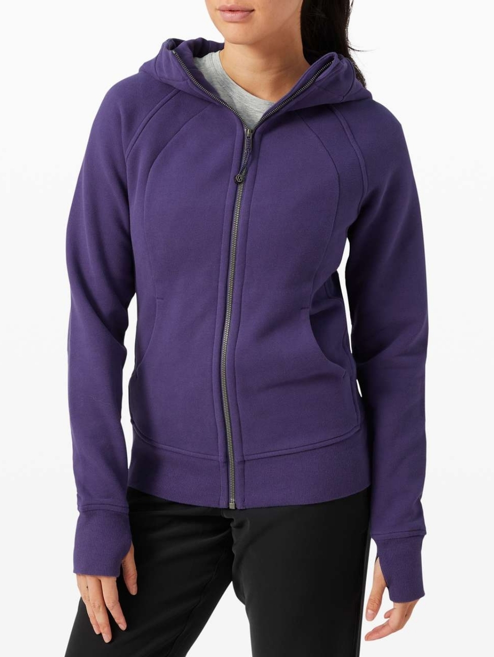 Lululemon Scuba Full-Zip Hoodie Midnight Orchid – Size 6 - Picture 2 of 10